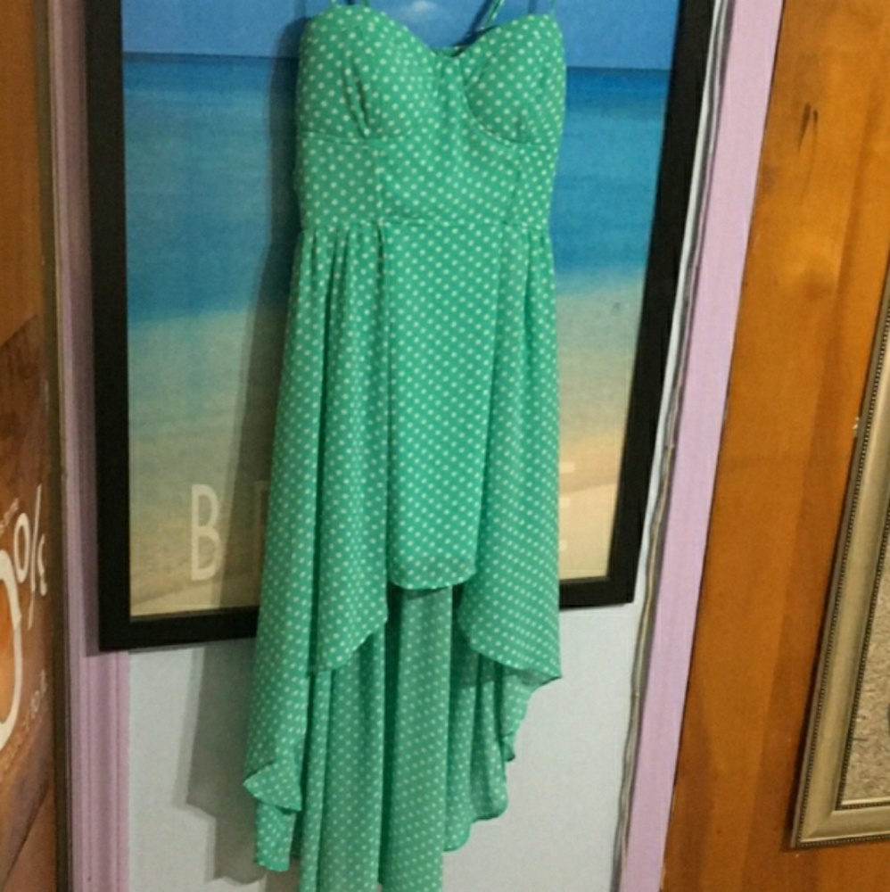 Turquoise dress - Picture 4 of 5